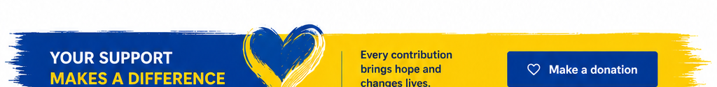 Your support makes a difference. Every contribution brings hope and changes lives.